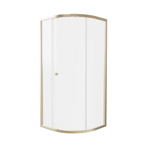 Crosswater 6mm Quadrant Single Door 800 Box A Brushed Brass