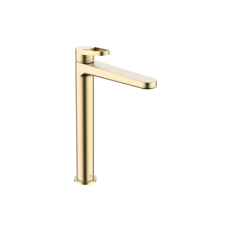 Crosswater Lazo Tall Basin Monobloc Brushed Brass product image - Image 1