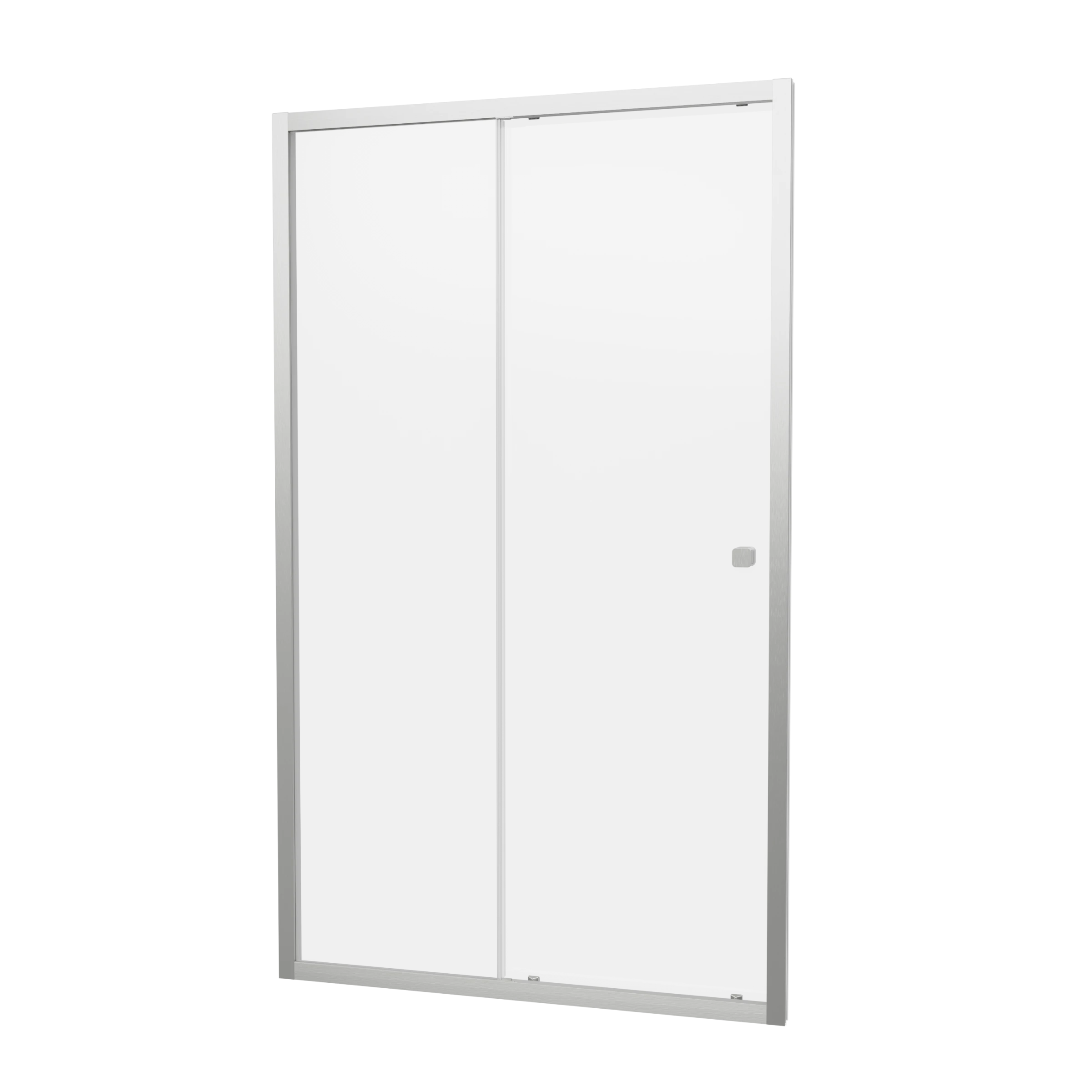 Crosswater Clear 6 Slider Single 1200 Box B Brushed Nickel