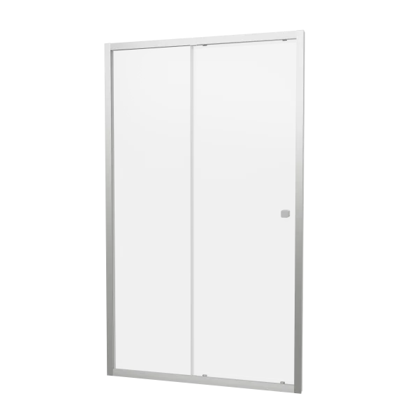 Crosswater Clear 6 Slider Single 1200 Box B Brushed Nickel