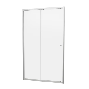 Crosswater Clear 6 Slider Single 1200 Box B Brushed Nickel