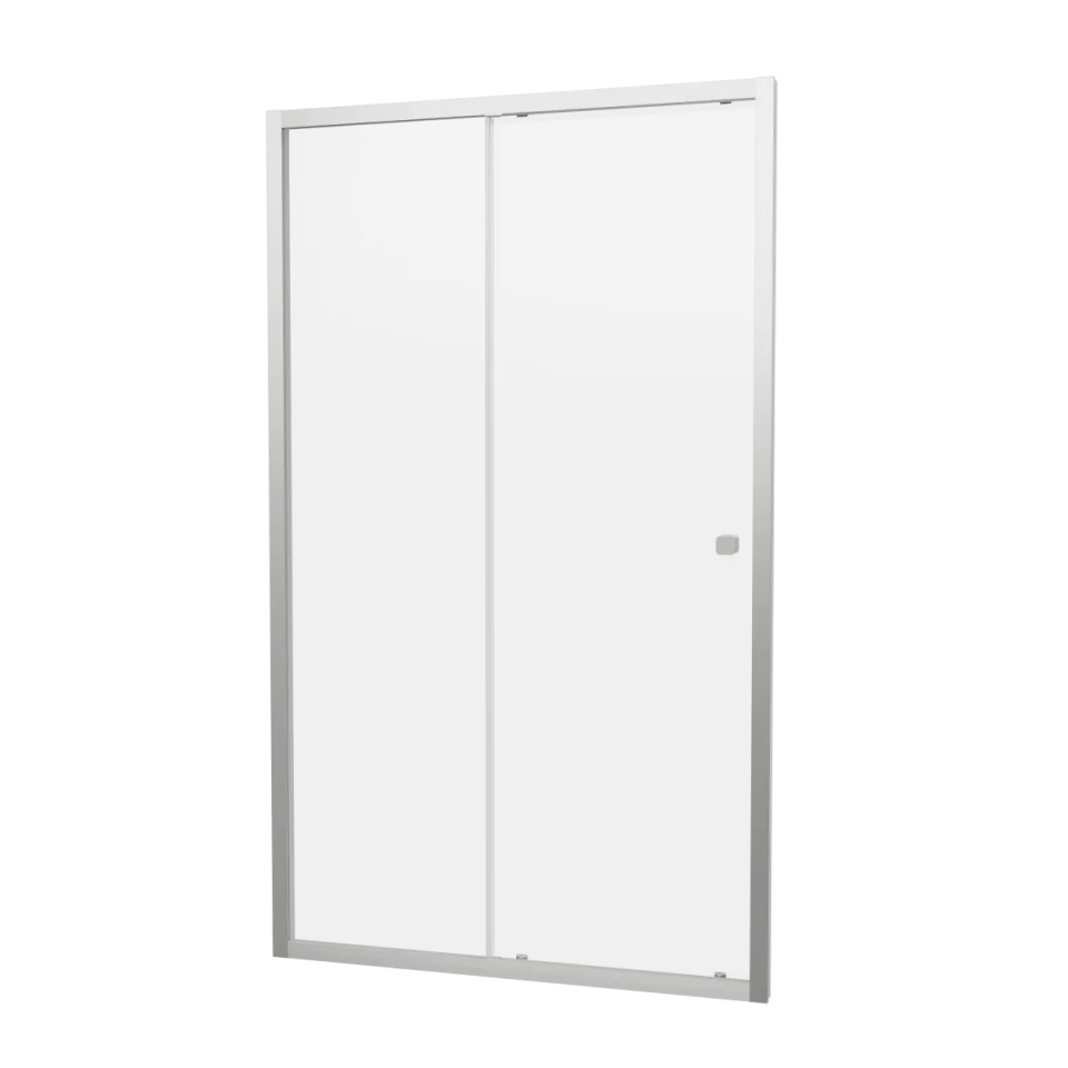 Crosswater Clear 6 Slider Single 1200 Box B Brushed Nickel product image - Image 1