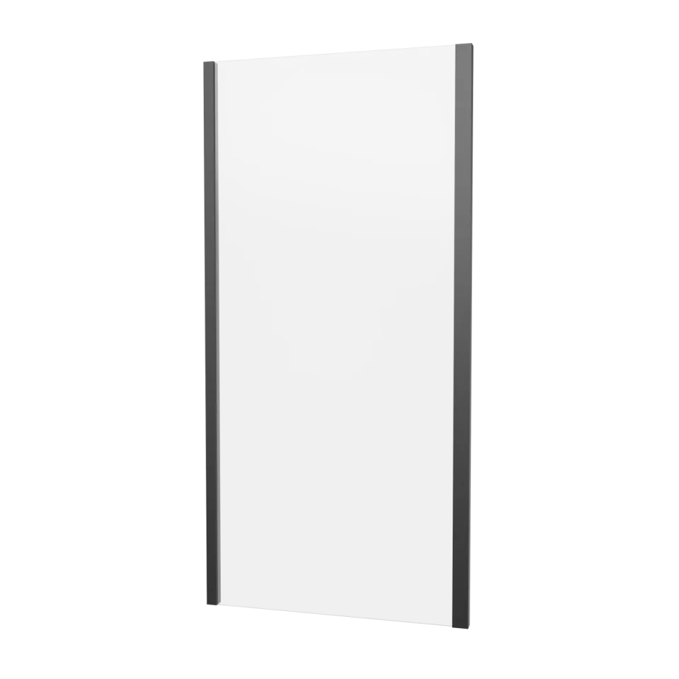 Crosswater 6mm Side Panel 700 Matt Black product image - Image 1