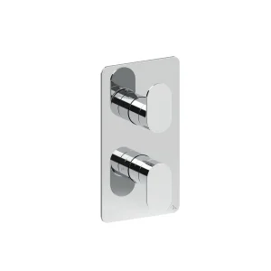 Crosswater Drift 2 Outlet 2 Handle Valve & Trimset Chrome