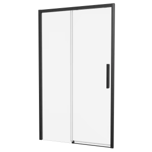 Crosswater Asura 8mm Sliding Door B 1300 Moving Door Matt Black