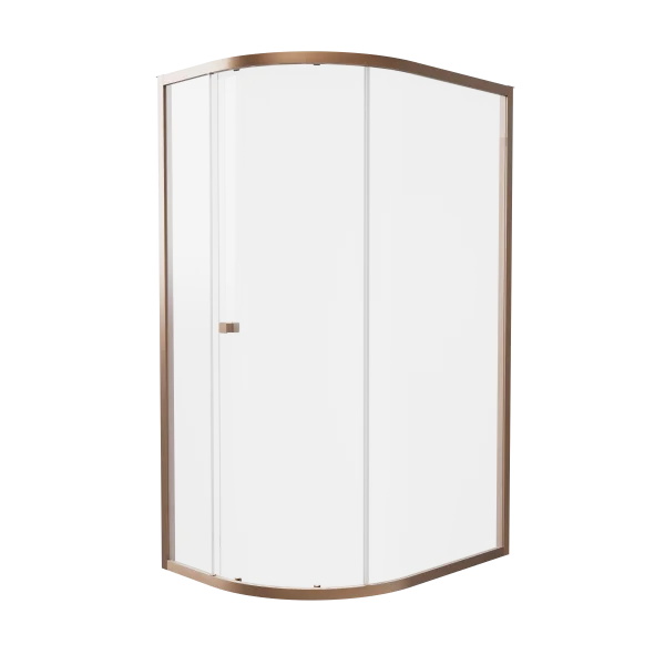 Crosswater 6mm Quadrant Single Door 1000 x 800 Box B Brushed Bronze