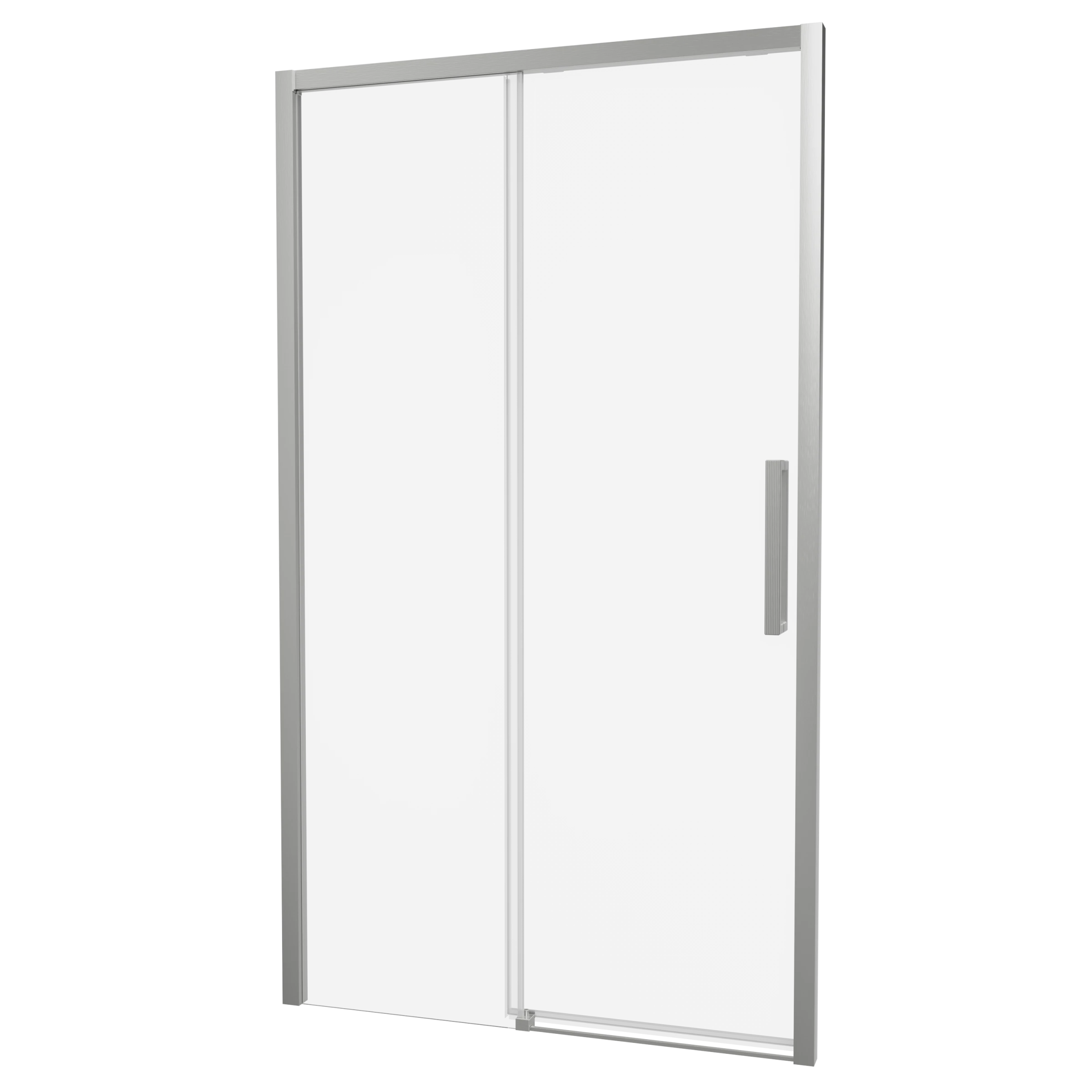 Crosswater Asura 8mm Sliding Door A 1100 Fixed Panel Brushed Nickel