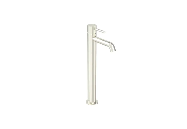 Saneux Cos Tall Basin Mixer Kit - W/ Classic Handle - Brushed Nickel (pvd)