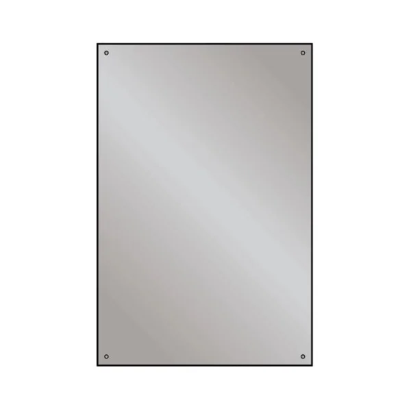 Hib Drilled Mirror 4mm Float Glass 90 X 60cm (3 Per Pack)