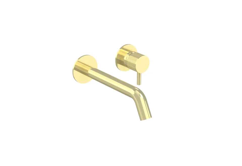 Saneux Cos Slider Rail Kit - W/ 3 Function Handset & Slider Rail & 150cm Hose - Brushed Brass product image - Image 1