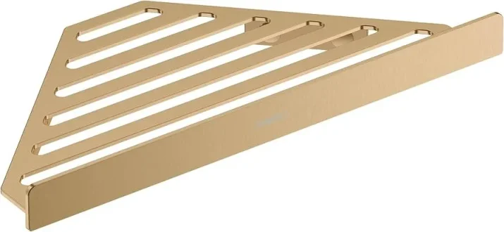 Hansgrohe Addstoris Q Corner Basket Brushed Bronze product image - Image 1