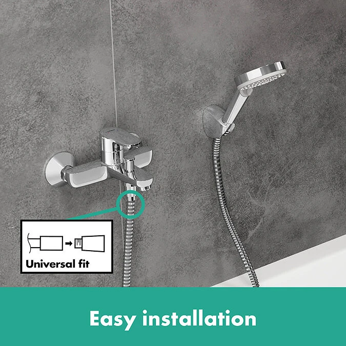 Hansgrohe Vernis Blend Single Lever Bath Mixer For Exposed Installation Chrome