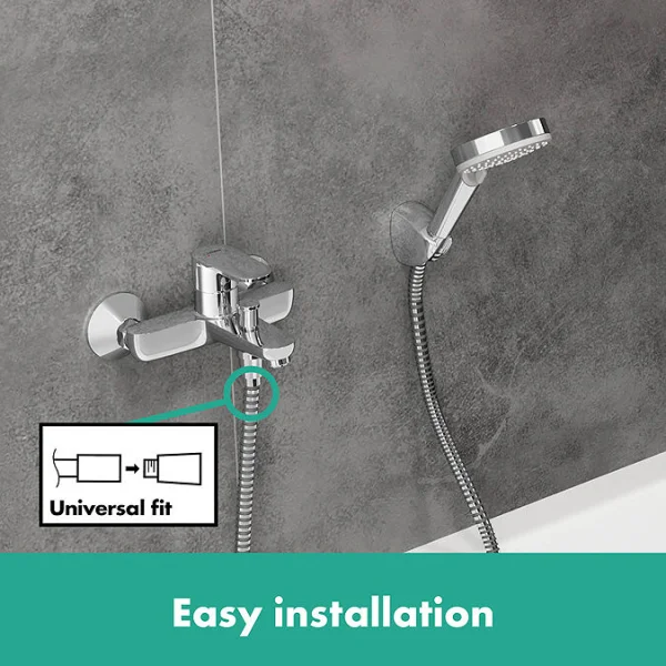 Hansgrohe Vernis Blend Single Lever Bath Mixer For Exposed Installation Chrome