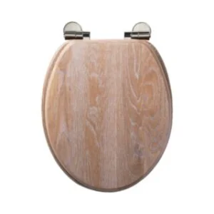 Roper Rhodes Traditional Secure Fix Soft Close Quick Release Wood Seat - Limed Oak