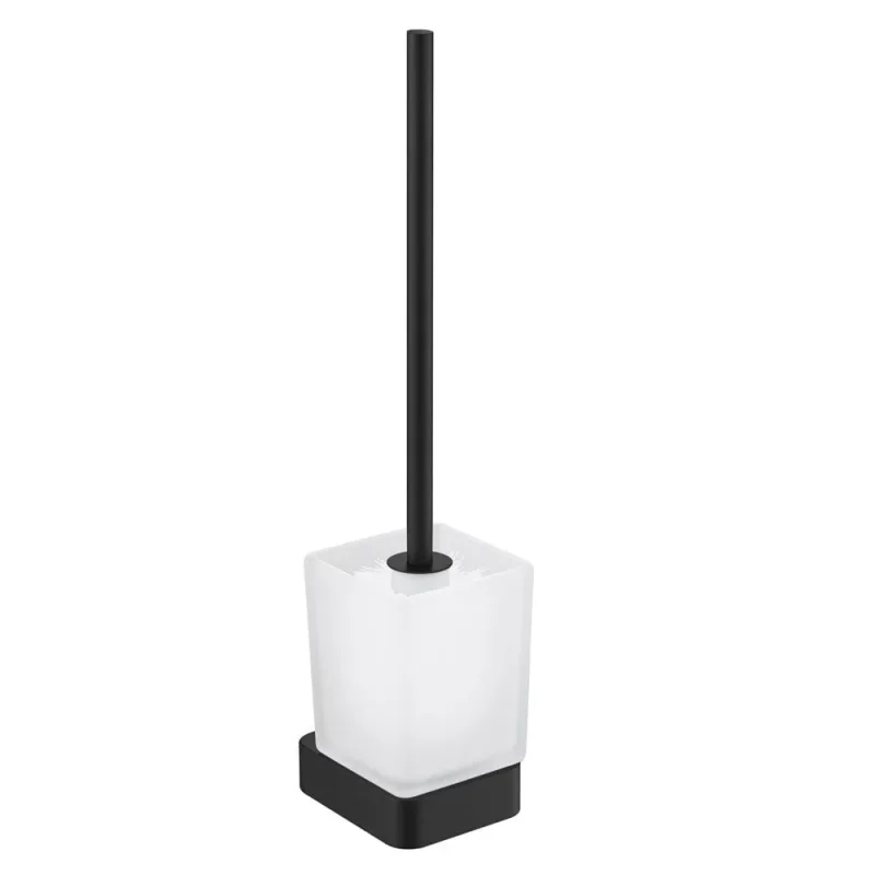 Just Taps Hix Toilet Brush Matt Black product image - Image 1
