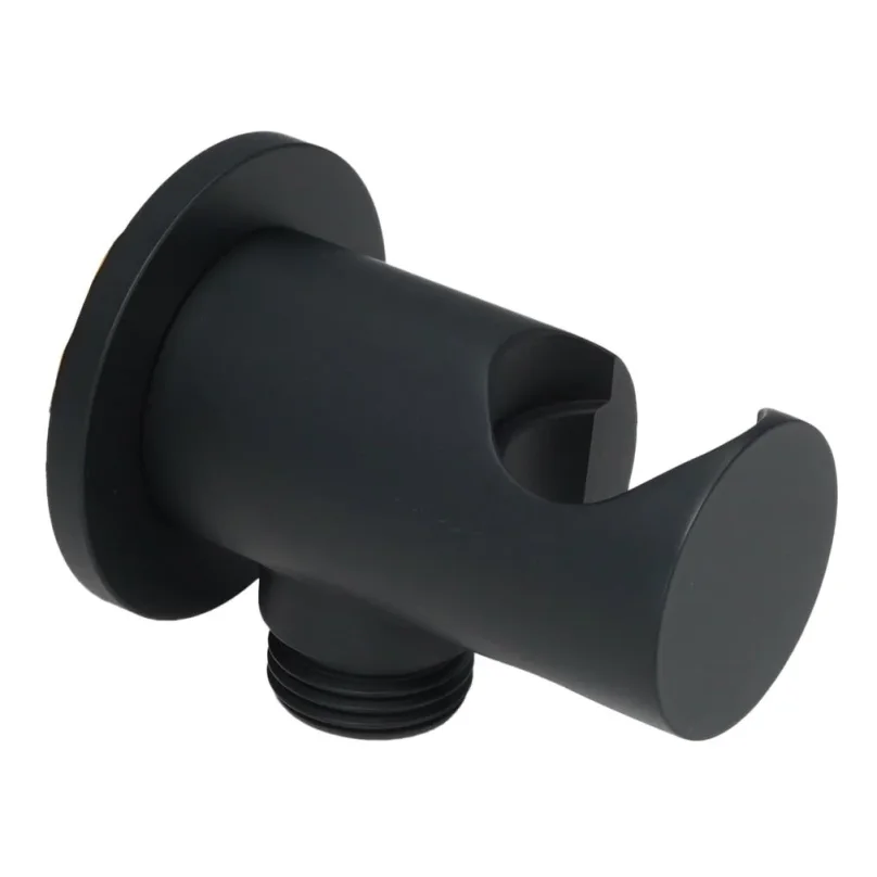 Just Taps Vos Round Water Outlet Matt Black product image - Image 1