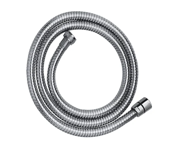 Just Taps Chrome Plated Metal Hose 1.50M Chrome