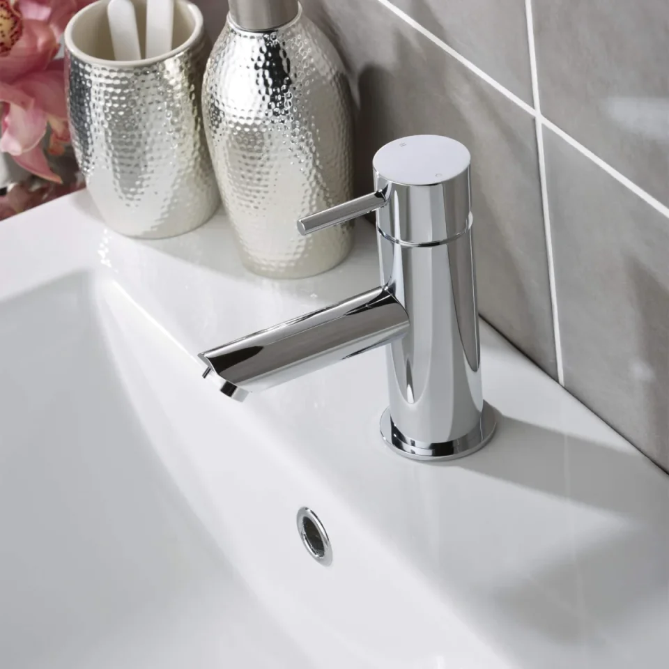 Just Taps Fonti Single Lever Basin Mixer Chrome product image - Image 1