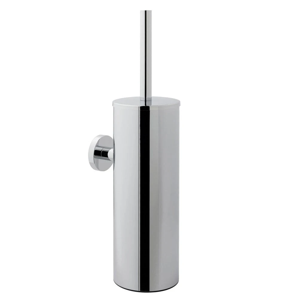 Just Taps Toilet Brush Holder Wall Mounted Chrome