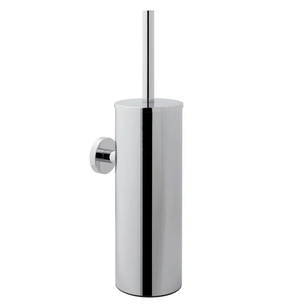 Just Taps Toilet Brush Holder Wall Mounted Chrome