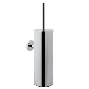 Just Taps Toilet Brush Holder Wall Mounted Chrome