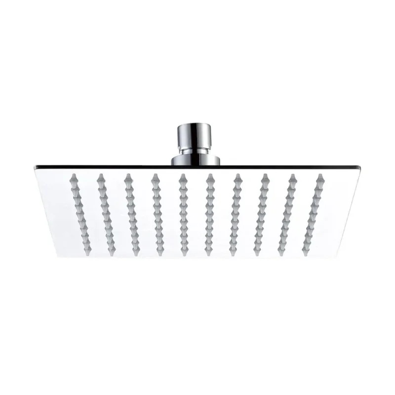 Just Taps Glide Ultra-Thin Square Shower Head 300mm Chrome detail view - Image 2
