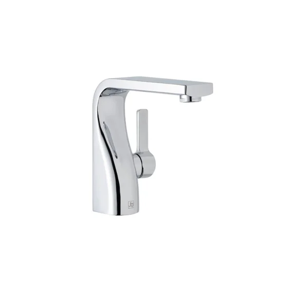 Just Taps Curve Single Lever Basin Mixer Chrome