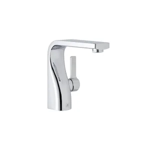 Just Taps Curve Single Lever Basin Mixer Chrome