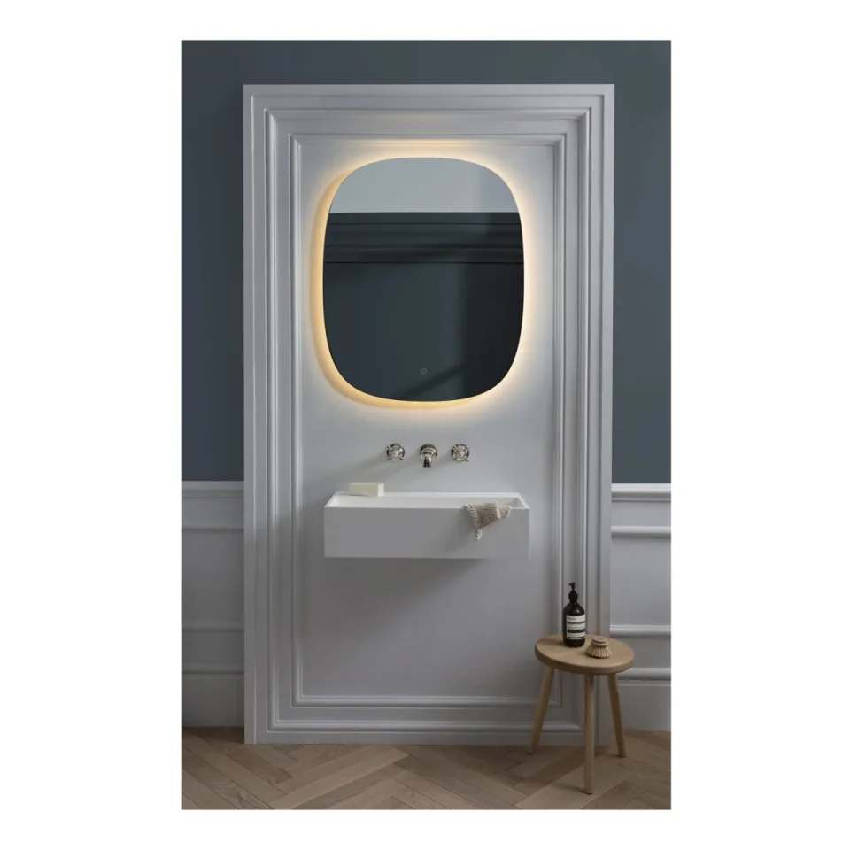 Just Taps Neon Led Mirror 650 detail view - Image 2