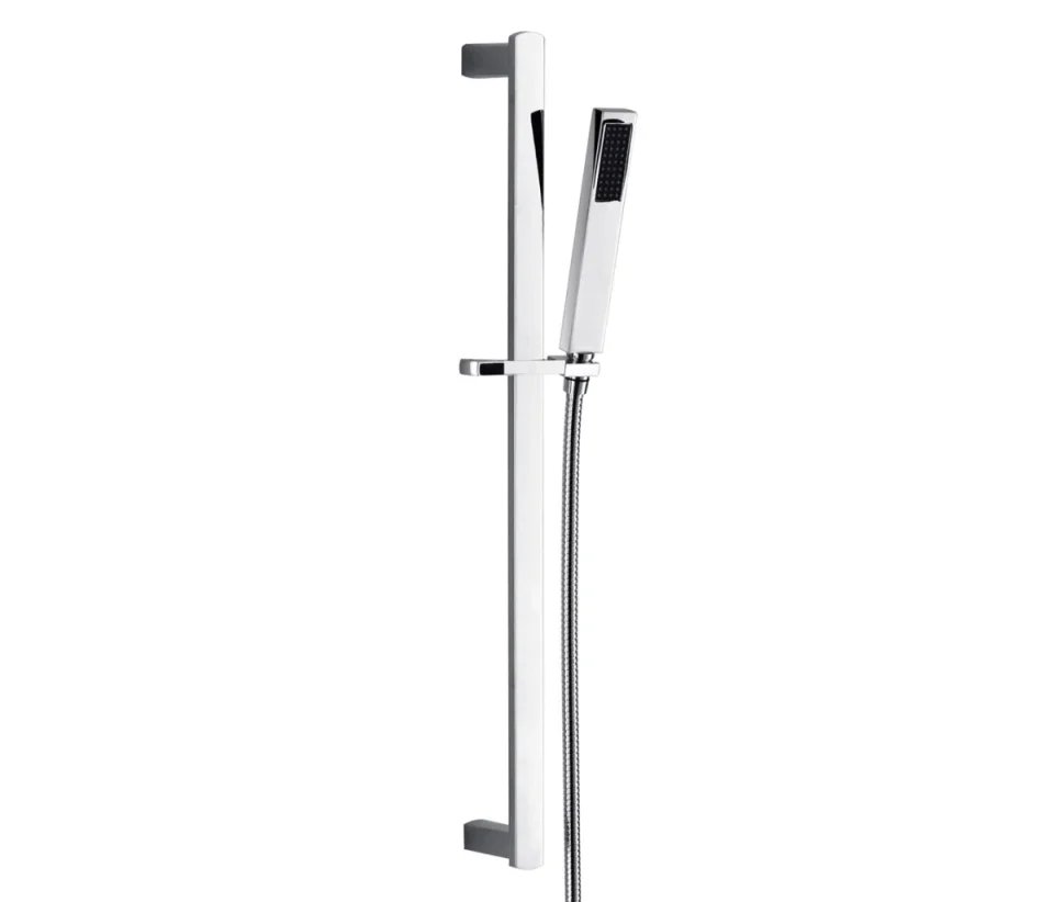 Just Taps Infinity Slide Rail Kit With Single Function Hand Shower Chrome product image - Image 1