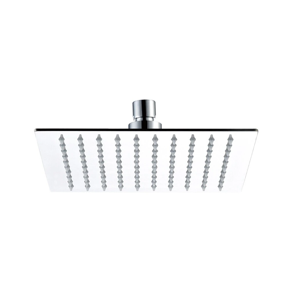 Just Taps Glide Ultra-Thin Square Shower Head 250mm Chrome