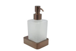 Just Taps Hix Soap Dispenser & Holder Brz