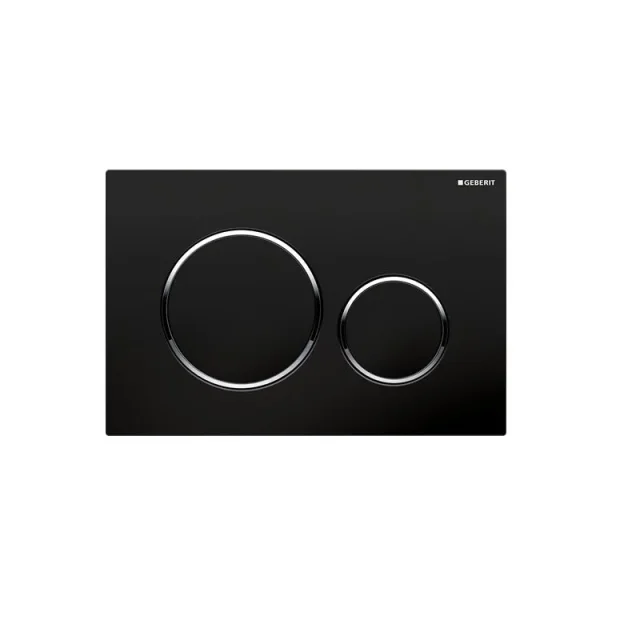 Geberit 115.882.14.1 Sigma20 D/f Plate Matt Black product image - Image 1