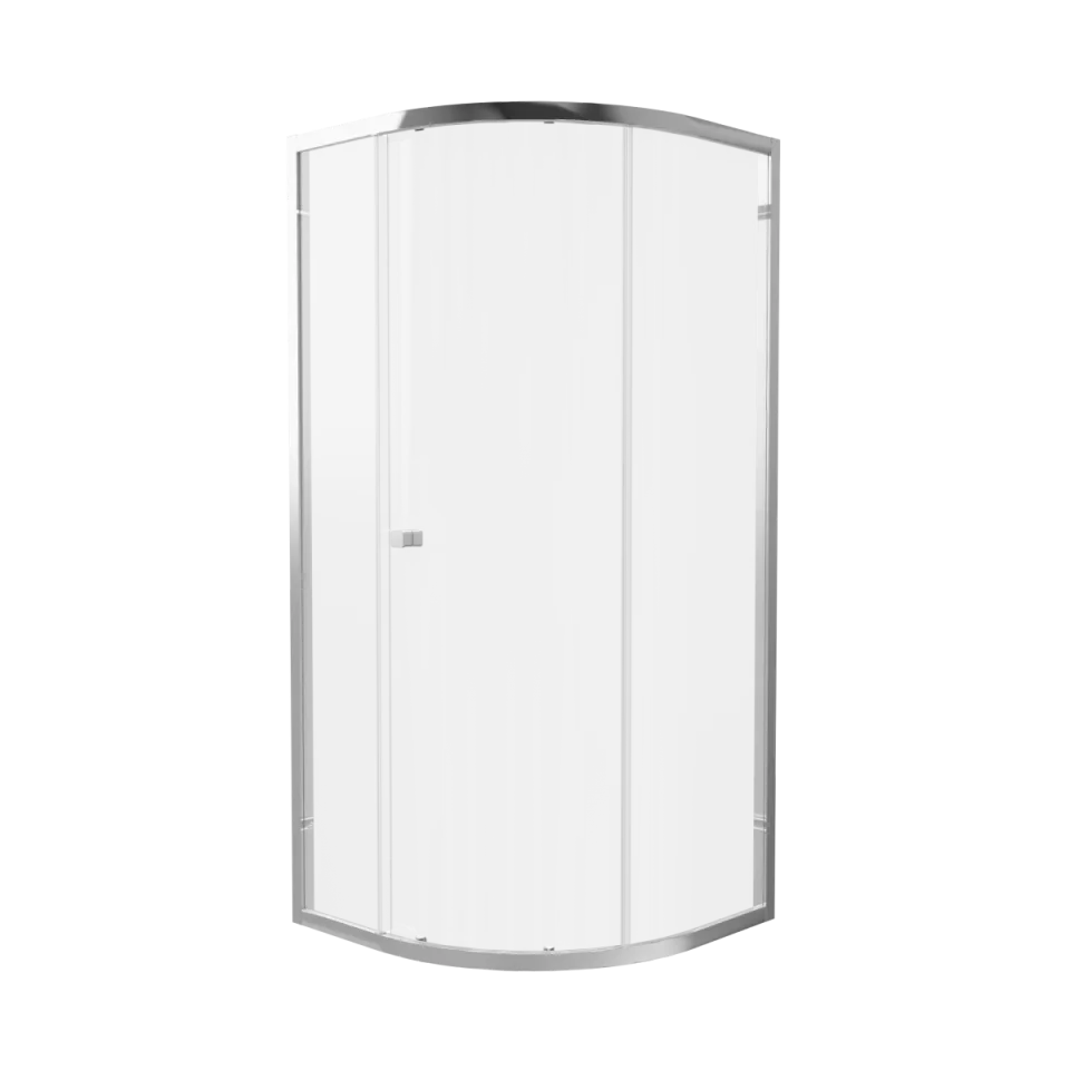 Britton Hoxton 6 Quadrant Single Door 800 Box A Chrome product image - Image 1