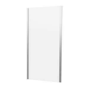 Crosswater Clear 6 Side Panel 900 Brushed Nickel