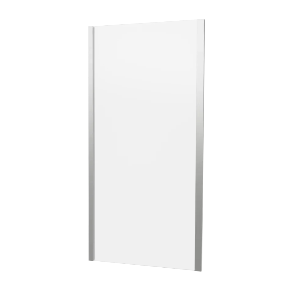 Crosswater Clear 6 Side Panel 900 Brushed Nickel product image - Image 1