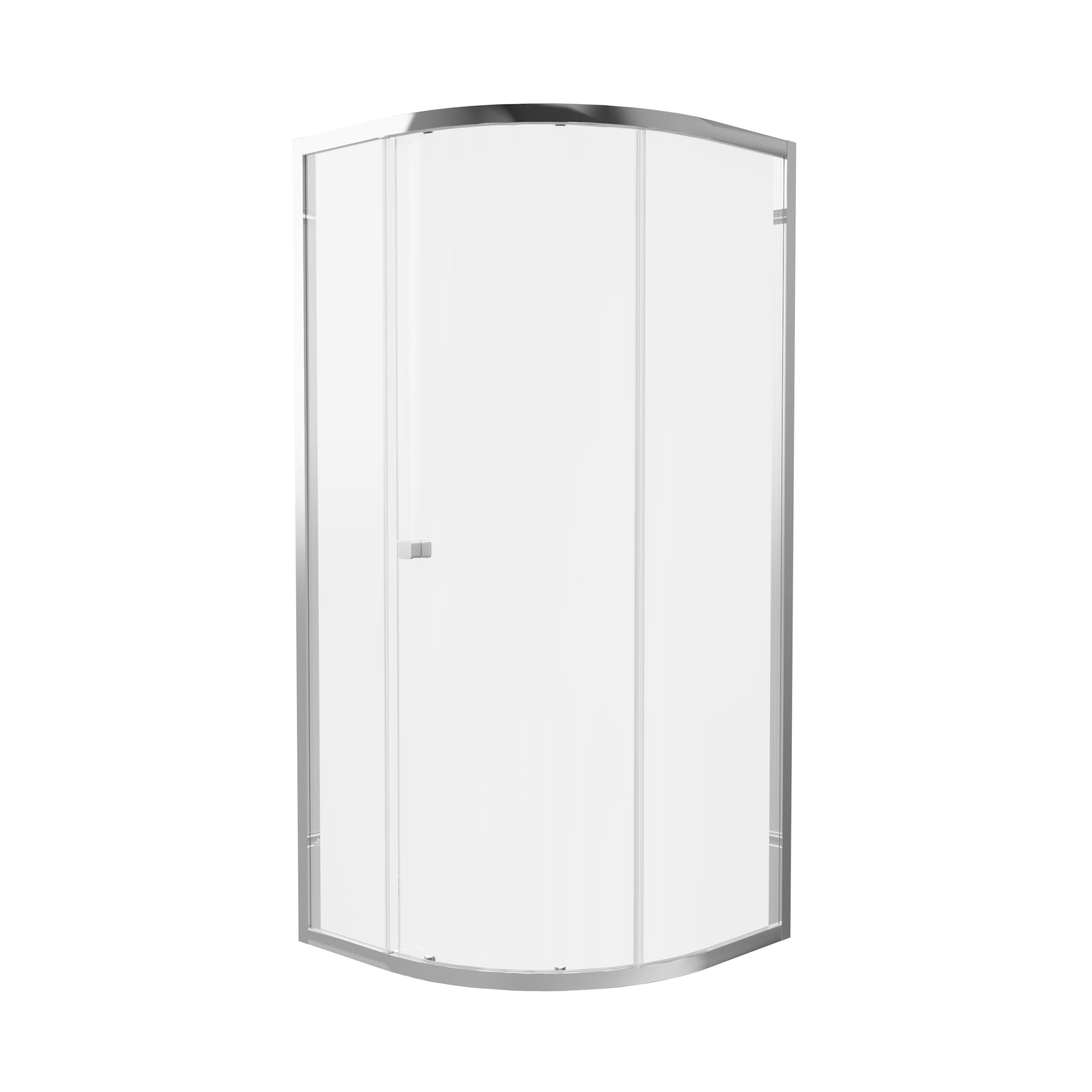 Britton Hoxton 6 Quadrant Single Door 800 Chrome
