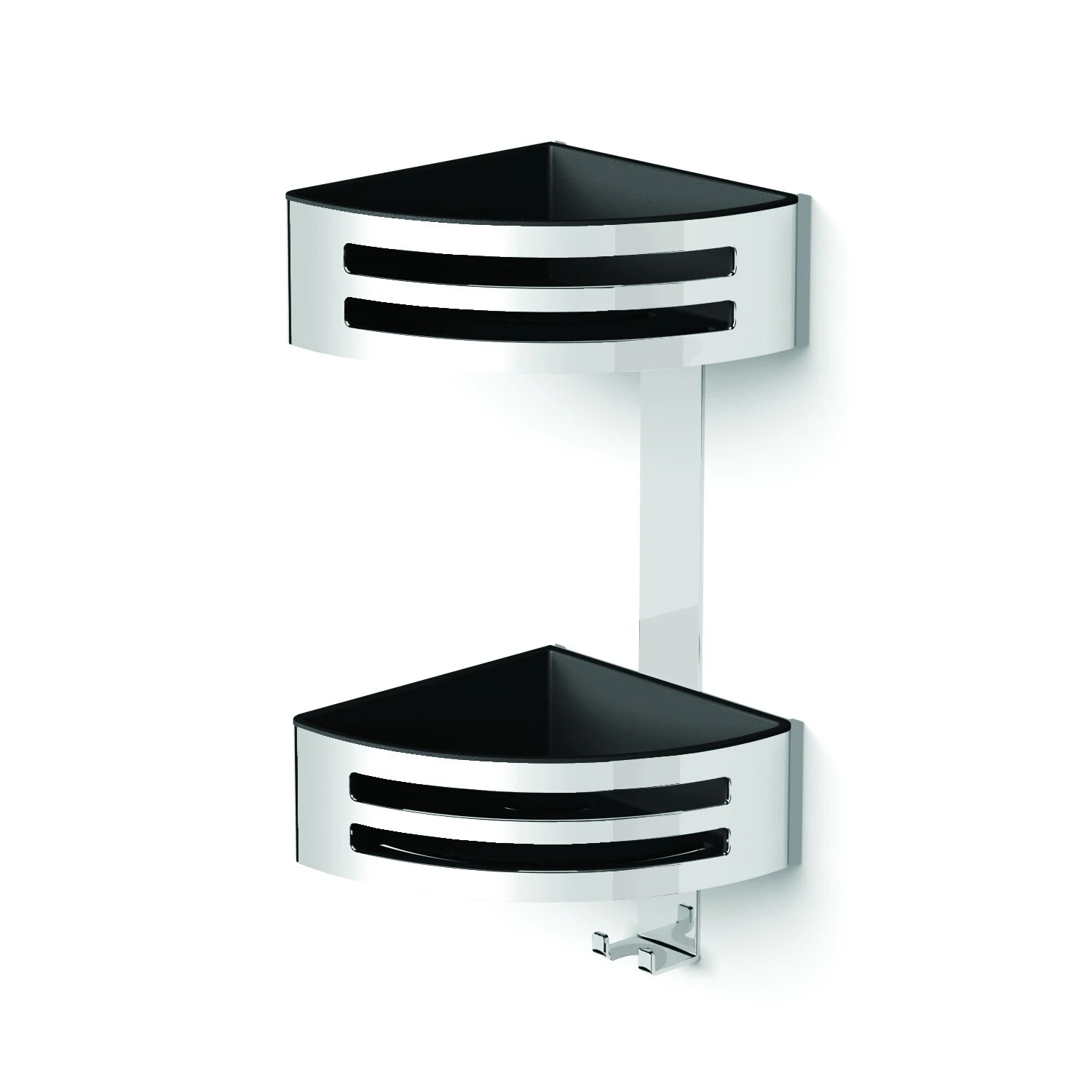 Hib Two Tier Corner Shower Basket (chrome) - Modern