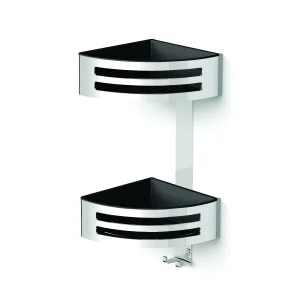 Hib Two Tier Corner Shower Basket (chrome) - Modern