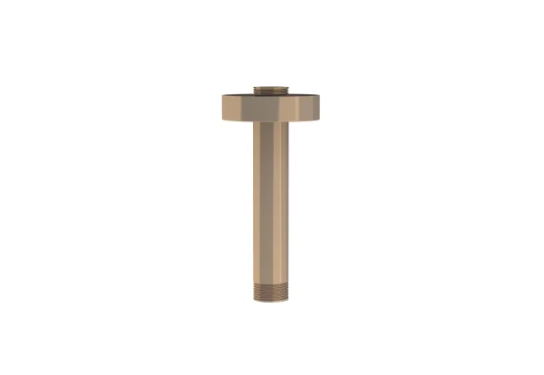 Saneux Cos 100mm Round Ceiling Mounted Shower Arm - Brushed Bronze