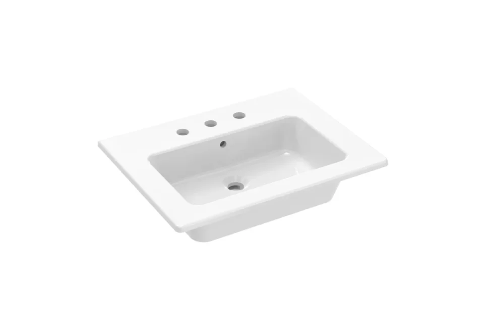 Saneux Uni 60x47cm Washbasin 3th product image - Image 1