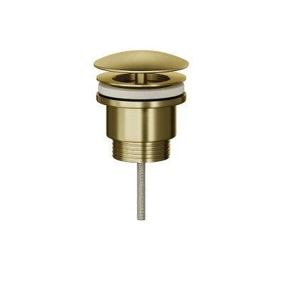 HIB Universal Free Flowing Basin Waste - Brushed Brass