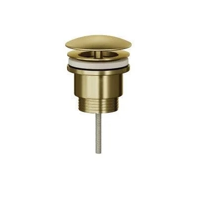 HIB Universal Free Flowing Basin Waste - Brushed Brass