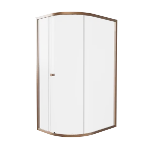 Crosswater 6mm Quadrant Single Door 1200 x 900 Box A Brushed Bronze
