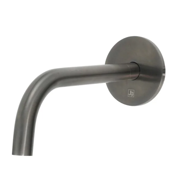 Just Taps Vos Slim Basin Spout 200mm Brushed Black