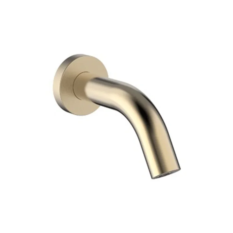 Crosswater Mpro Wall Mounted Basin Spout Sensor 1400mm Brushed Brass product image - Image 1