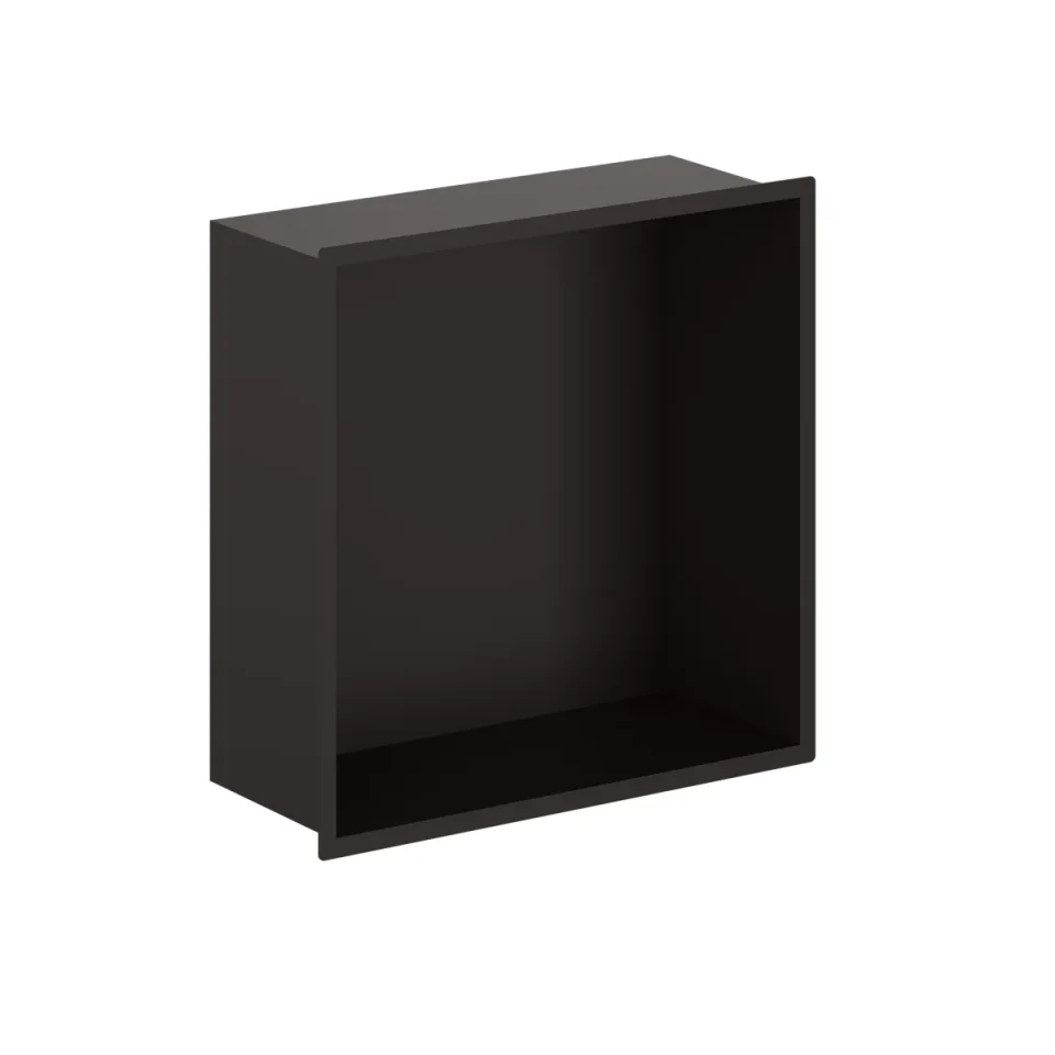 Crosswater Niches 305 X 305mm Matt Black product image - Image 1