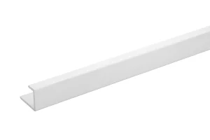 Crosswater Aluminium Extrusion End Cap 11mm 2450mm White