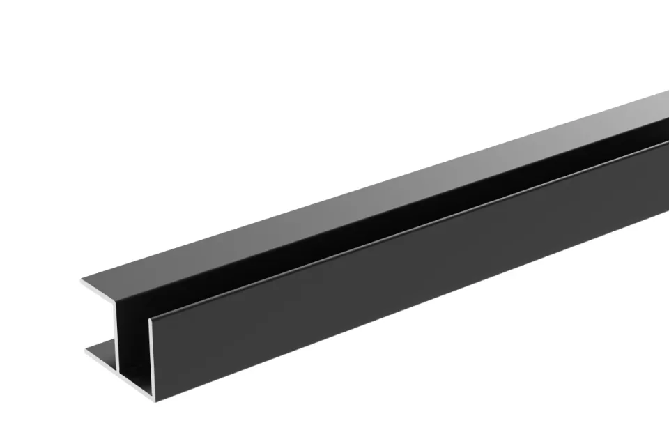 Crosswater Aluminium Extrusion External Corner 11mm 2450mm Slate product image - Image 1