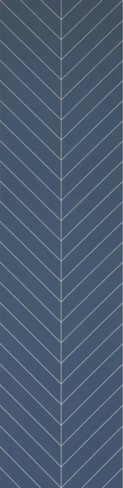 Crosswater Nordic Blue Chevron Tile Wall Panel 600 X 2400 Proclick product image - Image 1